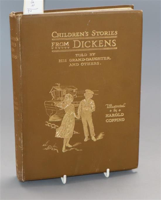 A Charles Dickens centenary book, illustrated by Harold Copping, signed by Charles Dickens five granddaughters